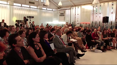 The audience at Premsela's Design Forum